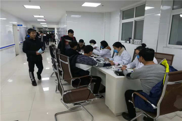 健康体检 快乐成长 ——机电部学生体检报道