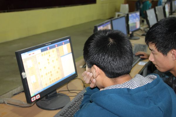 项城中专2014年中国象棋比赛多宝(中国)报道